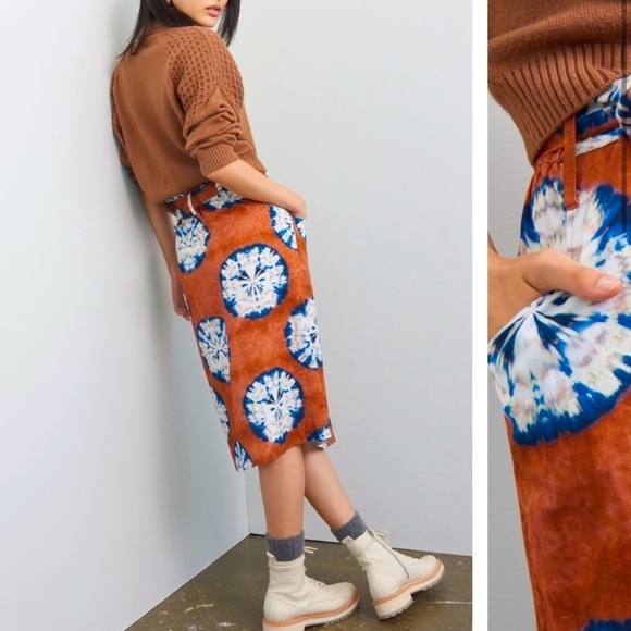 ANTHROPOLOGIE NWT Lanai MIDI Skirt Size S. - Picture 4 of 16